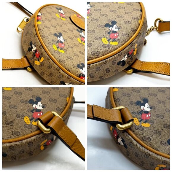 Gucci BackPack Bag Brown PVC 810-080725 - Picture 6 of 13